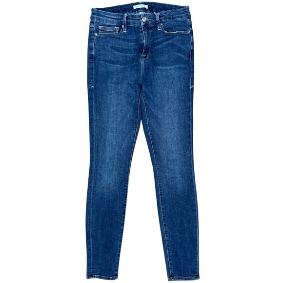 EUC Women's GOOD AMERICAN Good Legs Skinny Jeans in Blue004 | Size 8/29 - Picture 5 of 11